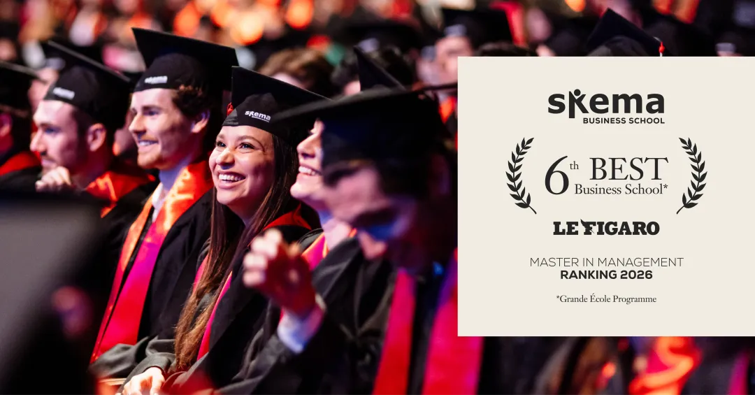 SKEMA在《费加罗报》2026年全法最佳商学院排名中稳居全法第6，已连续六年保持这一成绩