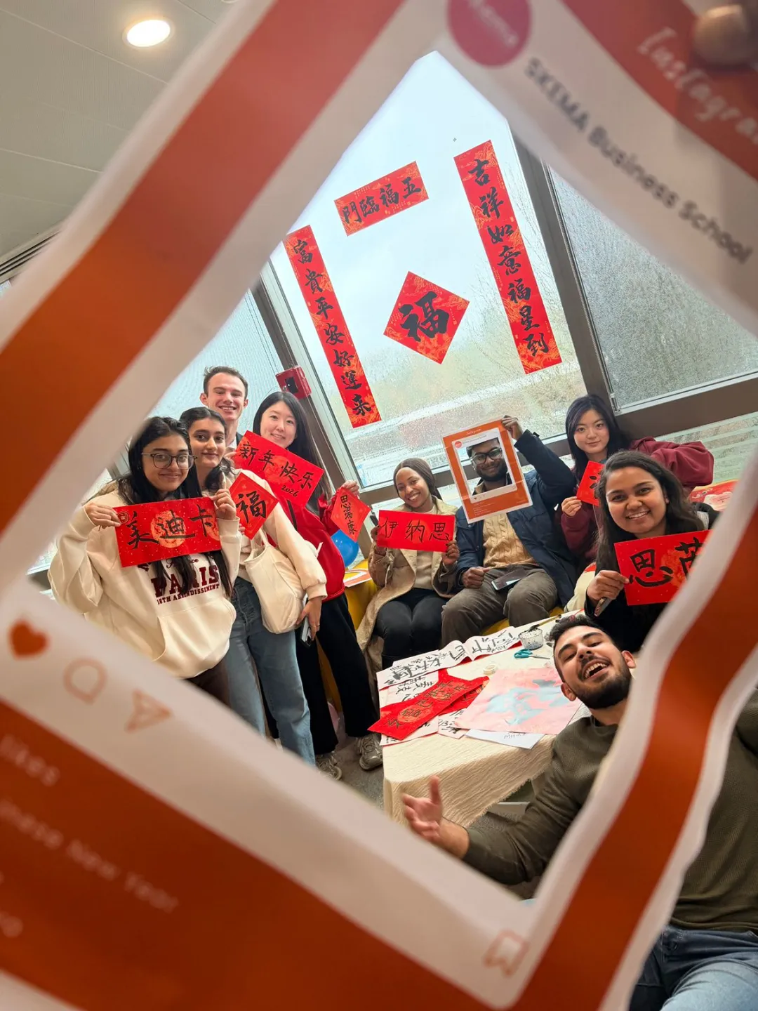 SKEMA巴黎校区上演中国年味盛宴，多国学子携手共办春节文化体验活动