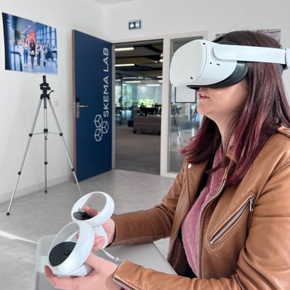 早安，VR：在SKEMA实验室戴上虚拟现实头盔