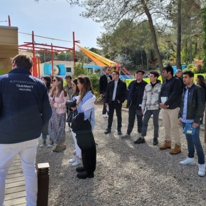 MSc Luxury Hospitality and Innovation students make a visit