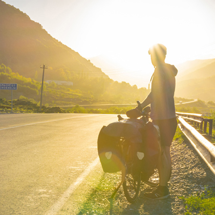 Graduate to cycle 50,000 kms, planting trees for the planet