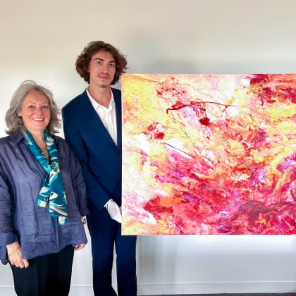 SKEMA student gifts the school Terre Dévotion - a masterpiece from his familys art studio
