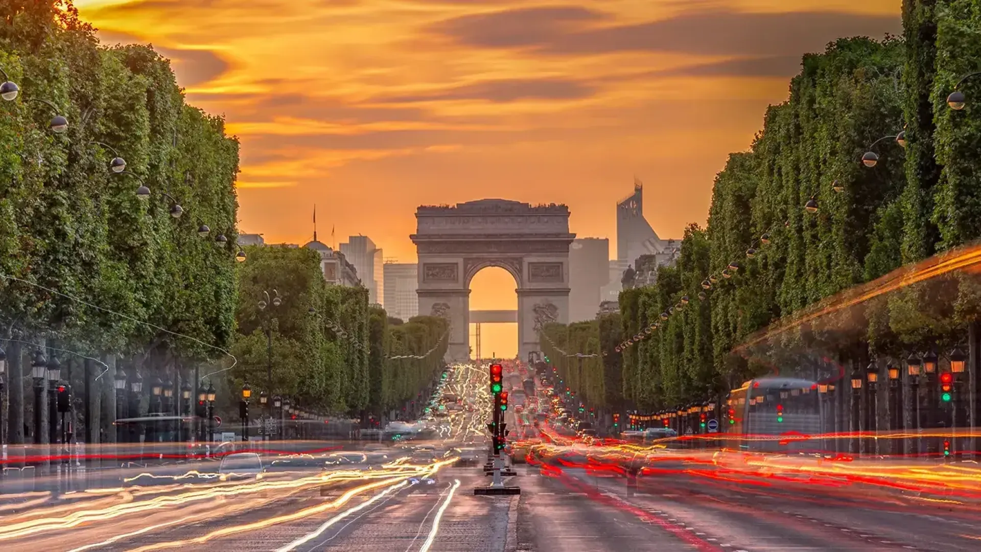 香榭丽舍与凯旋门