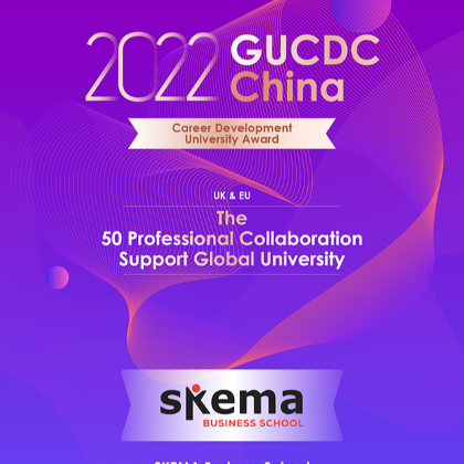 SKEMA连续3年获得GUCDC中国职业发展奖