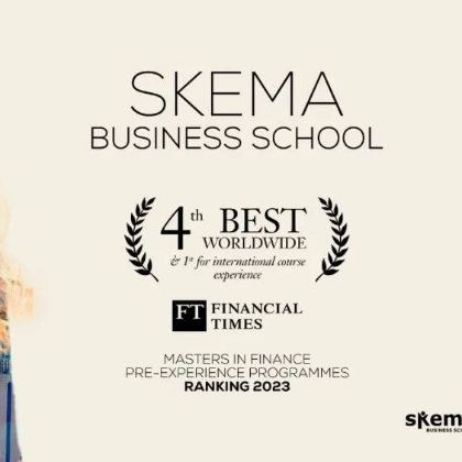 SKEMA连续5年稳居全球Top5！《金融时报》2023金融硕士排名发布
