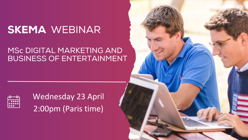 Webinar: MSc Digital Marketing and Artificial Intelligence Webinar: MSc Digital Marketing and Artificial Intelligence