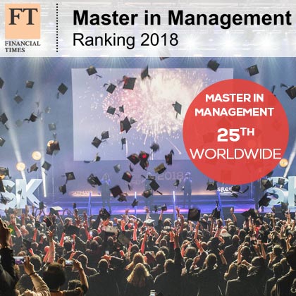 《金融时报》发布2018年全球管理学硕士排名,国际化商学院SKEMA入选全球25强 《金融时报》发布2018年全球管理学硕士排名,国际化商学院SKEMA入选全球25强